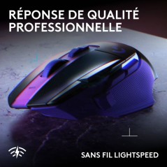 Souris gamer - Sans fil - Logitech G - G502 X Plus - Lilas foncé