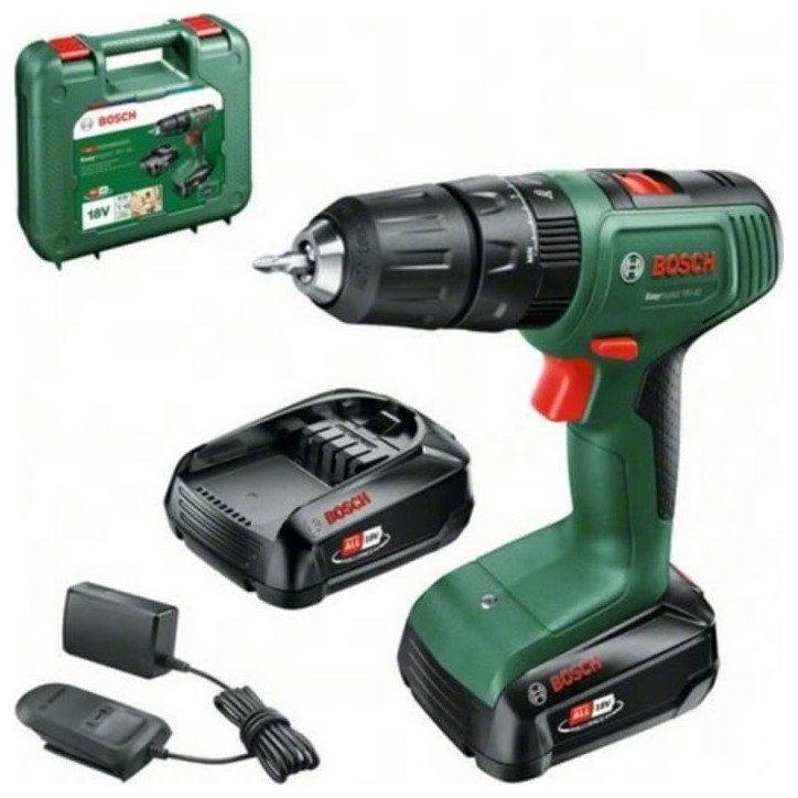 Perceuse Visseuse EasyImpact 18V-40 (2x 1,5Ah) + AL18V-20 in carrying case Perceuse Visseuse EasyImpact 18V-40 (2x 1,5Ah) + AL18V-20 in carrying case