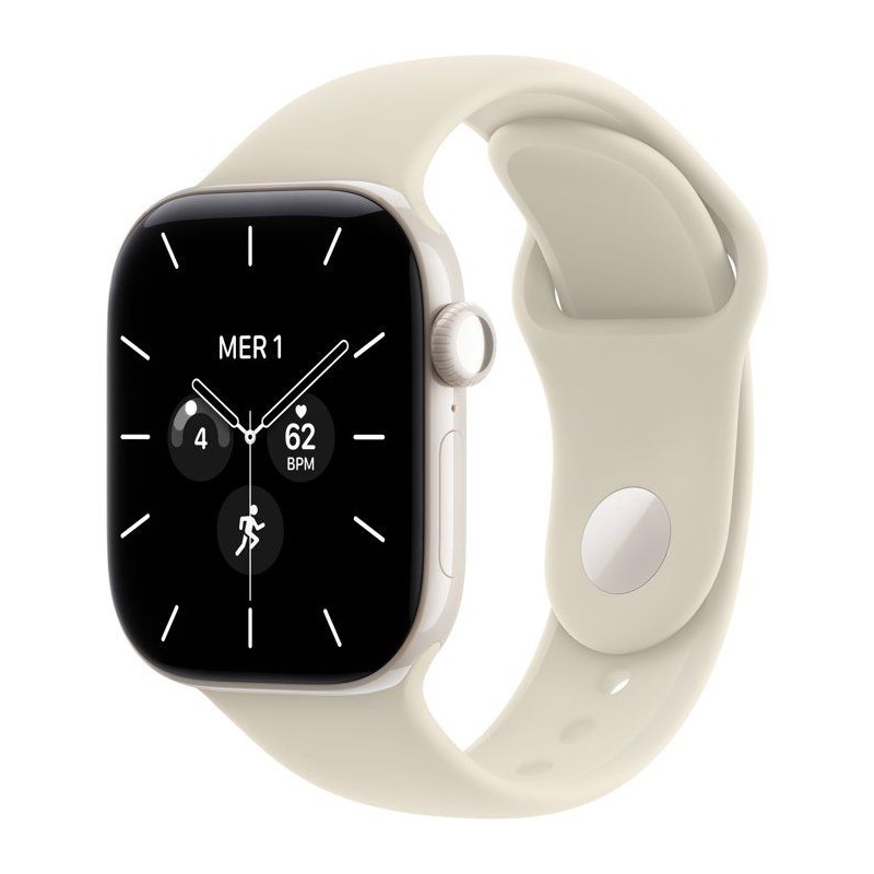 APPLE Watch Series 12 GPS + Cellular - 42mm - Boîtier Pearl White Cé