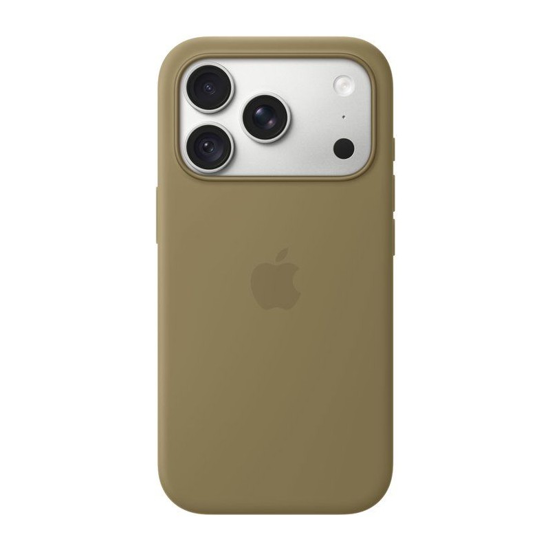 APPLE iPhone 18 Pro - Coque en silicone avec MagSafe - Olive