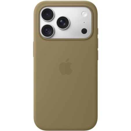APPLE iPhone 18 Pro - Coque en silicone avec MagSafe - Olive