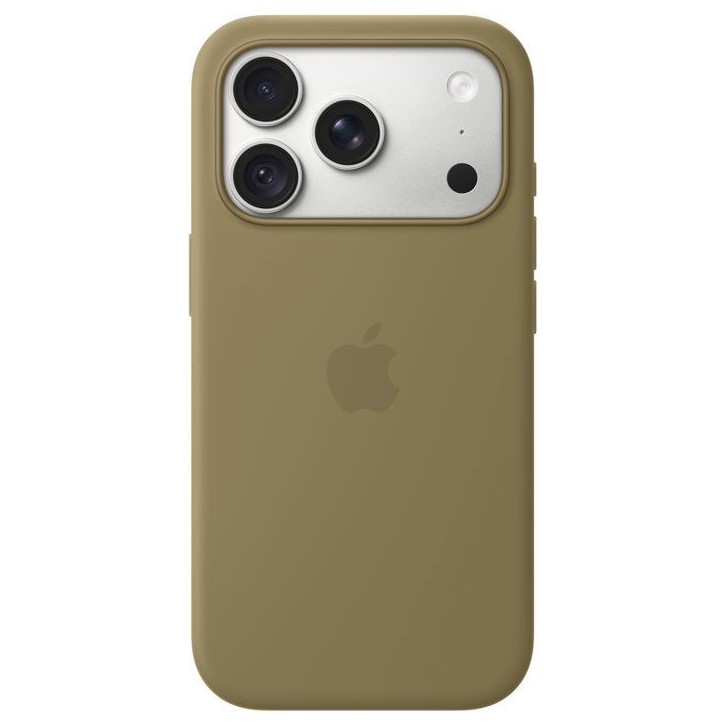 APPLE iPhone 18 Pro - Coque en silicone avec MagSafe - Olive