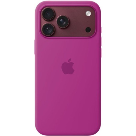 APPLE iPhone 18 Pro Max - Coque en silicone avec MagSafe - Magenta