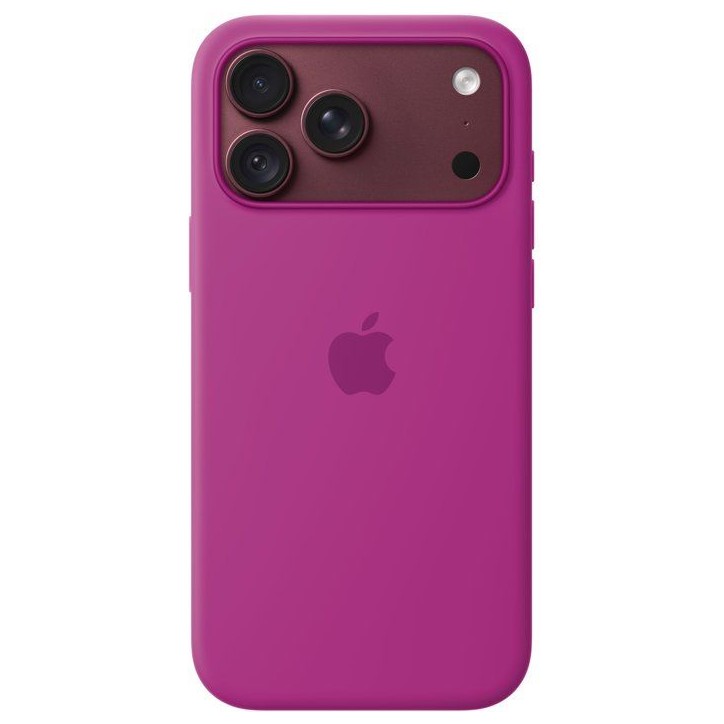 APPLE iPhone 18 Pro Max - Coque en silicone avec MagSafe - Magenta