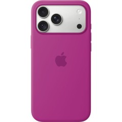 APPLE iPhone 18 Pro Max - Coque en silicone avec MagSafe - Magenta