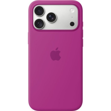 APPLE iPhone 18 Pro Max - Coque en silicone avec MagSafe - Magenta