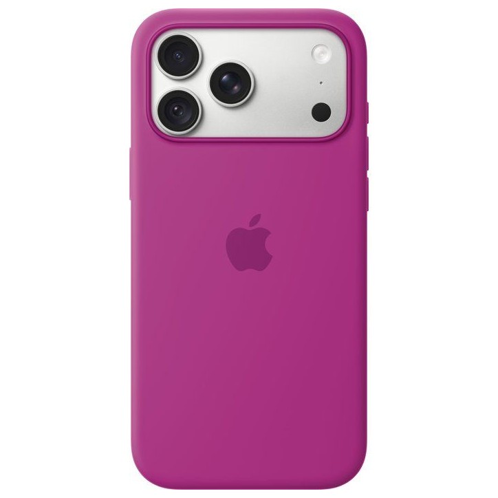 APPLE iPhone 18 Pro Max - Coque en silicone avec MagSafe - Magenta