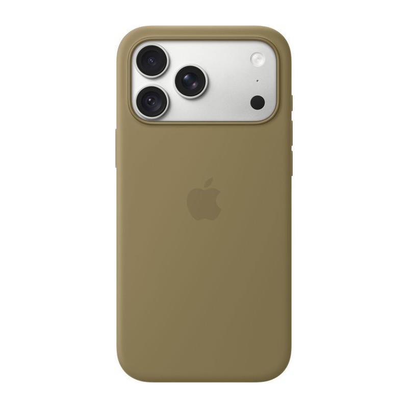 APPLE iPhone 18 Pro Max - Coque en silicone avec MagSafe - Olive