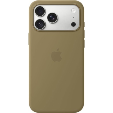 APPLE iPhone 18 Pro Max - Coque en silicone avec MagSafe - Olive