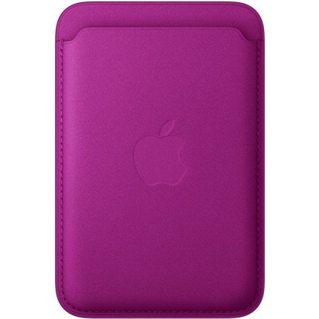 APPLE iPhone - Portefeuille a tissage fin avec MagSafe - Magenta