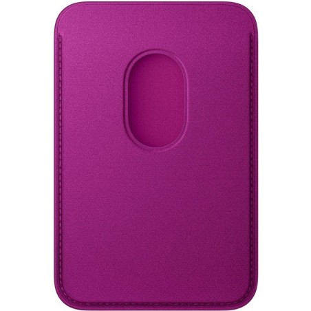 APPLE iPhone - Portefeuille a tissage fin avec MagSafe - Magenta