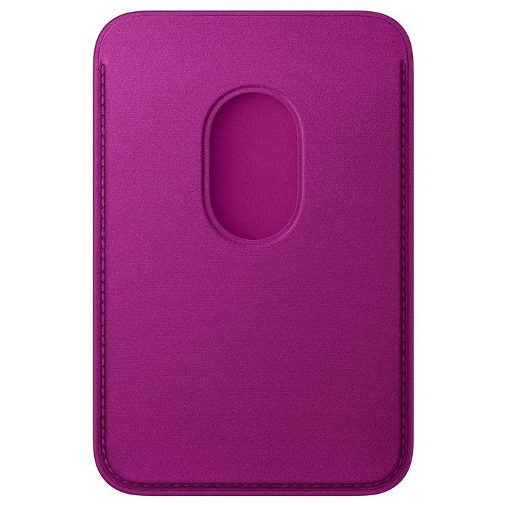 APPLE iPhone - Portefeuille a tissage fin avec MagSafe - Magenta