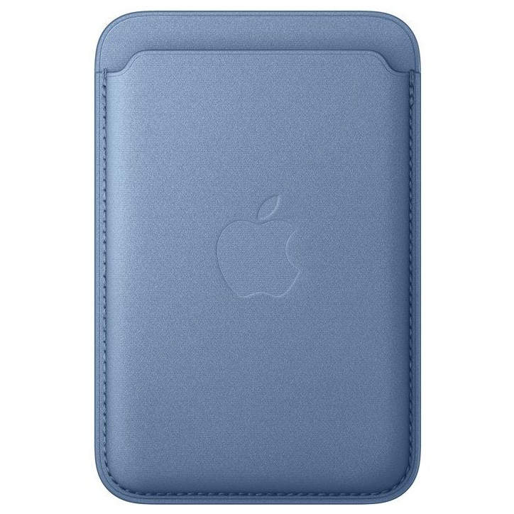 APPLE iPhone - Portefeuille a tissage fin avec MagSafe - Bleu fleur des champs APPLE iPhone - Portefeuille a tissage fin avec MagSafe - Bleu fleur des champs