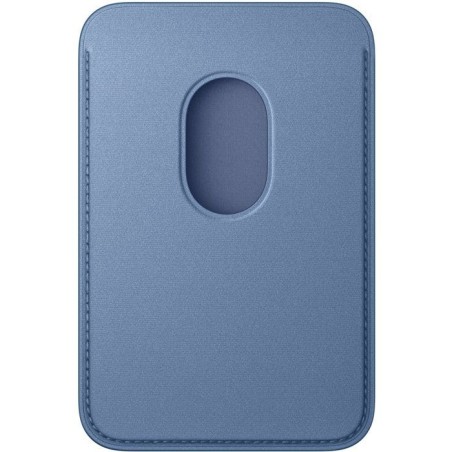 APPLE iPhone - Portefeuille a tissage fin avec MagSafe - Bleu fleur des champs