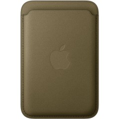 APPLE iPhone - Portefeuille a tissage fin avec MagSafe - Vert olive fo