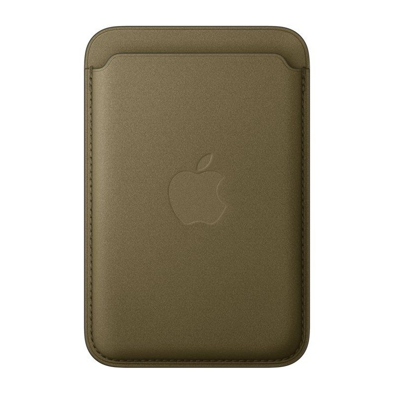 APPLE iPhone - Portefeuille a tissage fin avec MagSafe - Vert olive fo
