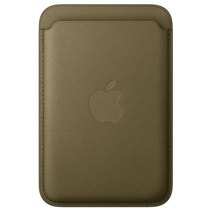 APPLE iPhone - Portefeuille a tissage fin avec MagSafe - Vert olive foncé APPLE iPhone - Portefeuille a tissage fin avec MagSafe - Vert olive foncé
