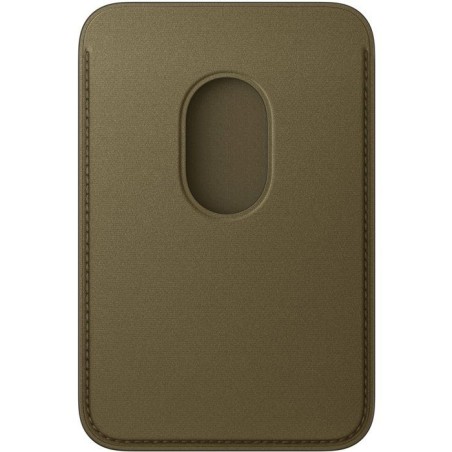 APPLE iPhone - Portefeuille a tissage fin avec MagSafe - Vert olive foncé