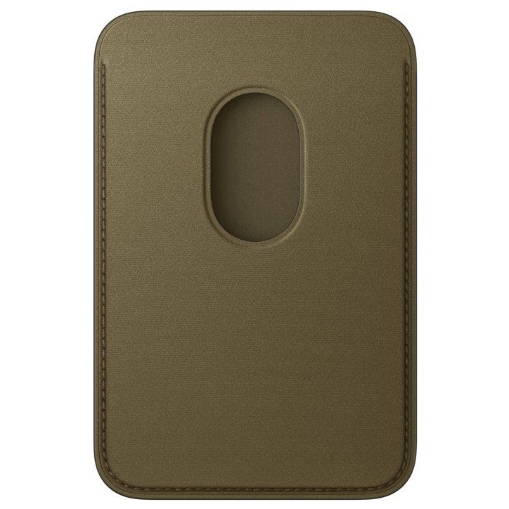 APPLE iPhone - Portefeuille a tissage fin avec MagSafe - Vert olive foncé APPLE iPhone - Portefeuille a tissage fin avec MagSafe - Vert olive foncé