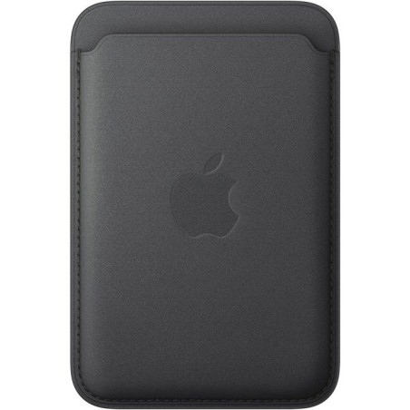 APPLE iPhone - Portefeuille a tissage fin avec MagSafe - Noir