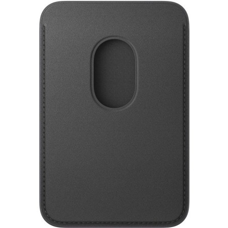 APPLE iPhone - Portefeuille a tissage fin avec MagSafe - Noir