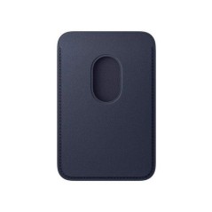 APPLE iPhone - Portefeuille a tissage fin avec MagSafe - Bleu marine