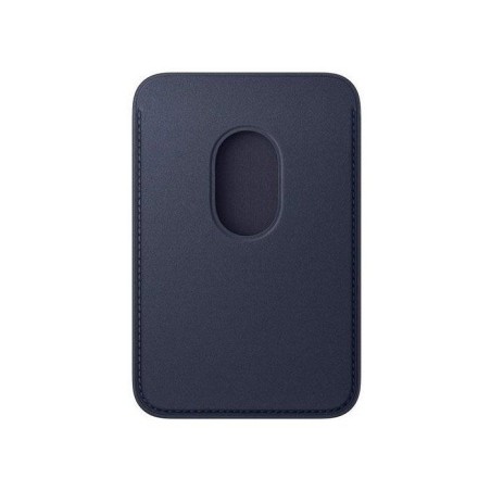 APPLE iPhone - Portefeuille a tissage fin avec MagSafe - Bleu marine