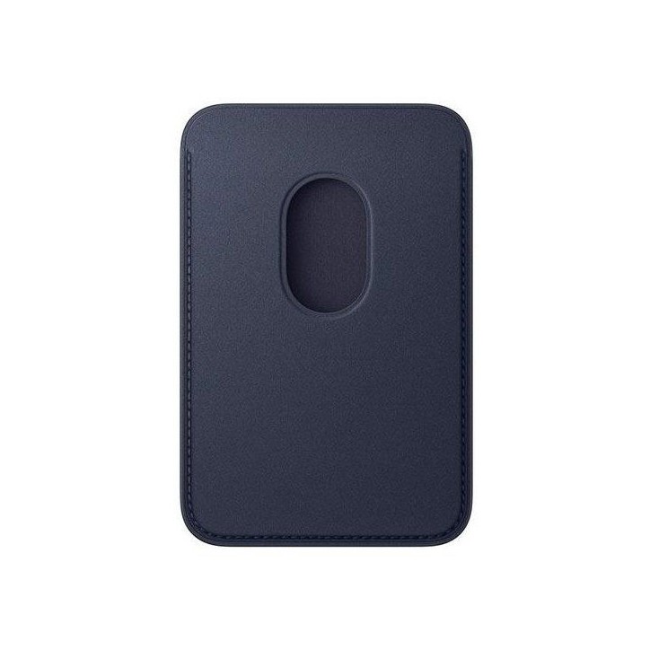 APPLE iPhone - Portefeuille a tissage fin avec MagSafe - Bleu marine