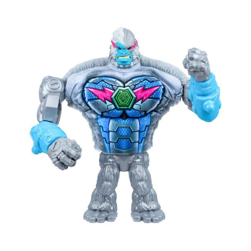 Figurine géante - MRBEAST LAB - Mega Mutator Silver Byte - 23 cm - Ef