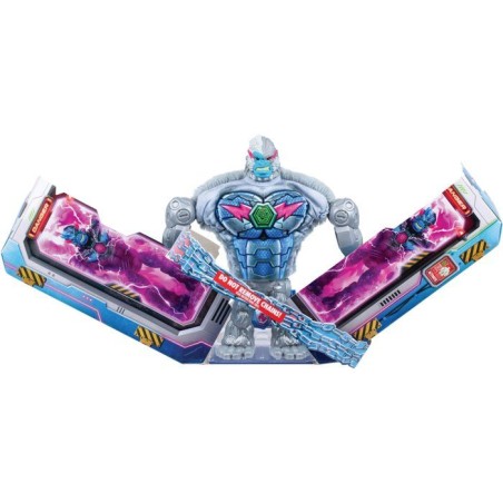 Figurine géante - MRBEAST LAB - Mega Mutator Silver Byte - 23 cm - Effet surprise - Collection