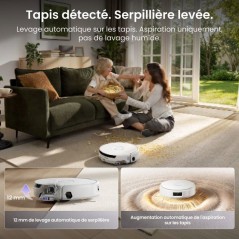 NARWAL Freo 20 Edge - Robot Aspirateur Laveur - Aspiration 31 000 Pa - Station multifonction - Sac 2,5 L