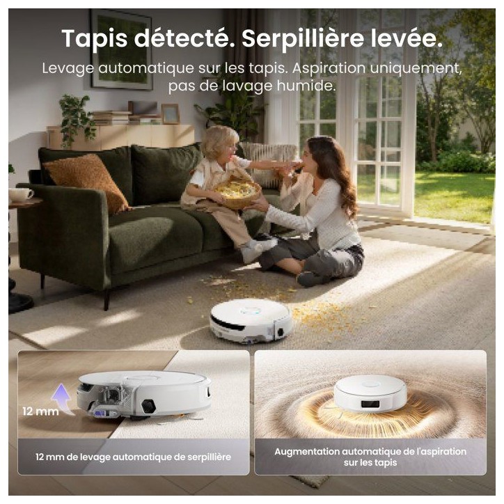 NARWAL Freo 20 Edge - Robot Aspirateur Laveur - Aspiration 31 000 Pa - Station multifonction - Sac 2,5 L NARWAL Freo 20 Edge - Robot Aspirateur Laveur - Aspiration 31 000 Pa - Station multifonction - Sac 2,5 L