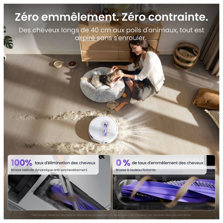 NARWAL Freo 20 Edge - Robot Aspirateur Laveur - Aspiration 31 000 Pa - Station multifonction - Sac 2,5 L NARWAL Freo 20 Edge - Robot Aspirateur Laveur - Aspiration 31 000 Pa - Station multifonction - Sac 2,5 L