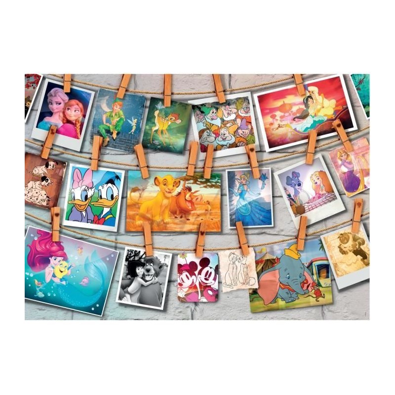 Puzzle - NATHAN - Nathan Disney - 1500 pieces - Theme dessins animés