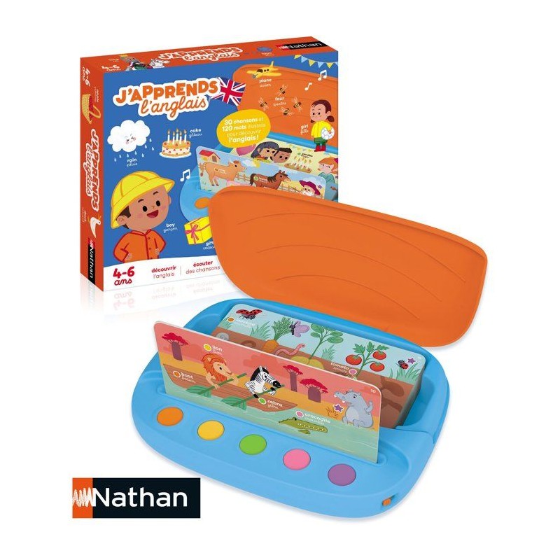 J'apprends l'anglais - Jeu d'apprentissage - NATHAN - Des 3 ans