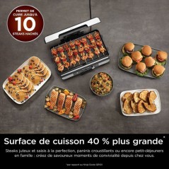 Grill électrique et plancha intérieur XL NINJA - Sizzle GX101EU - 14