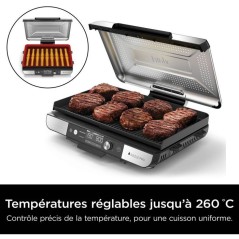 Grill électrique et plancha intérieur XL NINJA - Sizzle GX101EU - 14