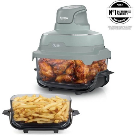Friteuse sans huile en verre - Ninja - CRISPi FN201EUGN8 - 2 capacité