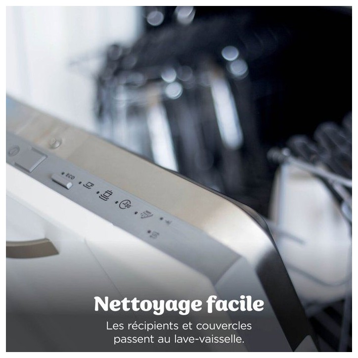 Friteuse sans huile en verre - Ninja - CRISPi FN201EUGN8 - 2 capacités 2,3L+3,8L - 4 modes de cuisson - Sans PFAS - 1700W Friteuse sans huile en verre - Ninja - CRISPi FN201EUGN8 - 2 capacités 2,3L+3,8L - 4 modes de cuisson - Sans PFAS - 1700W