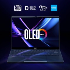 Ordinateur Portable ACER Googlebook 14 : Googlebook OS - 14 WQXGA+ OLED Tactile - Intel Core Ultra 5 325 - RAM 16Go - 256Go SSD