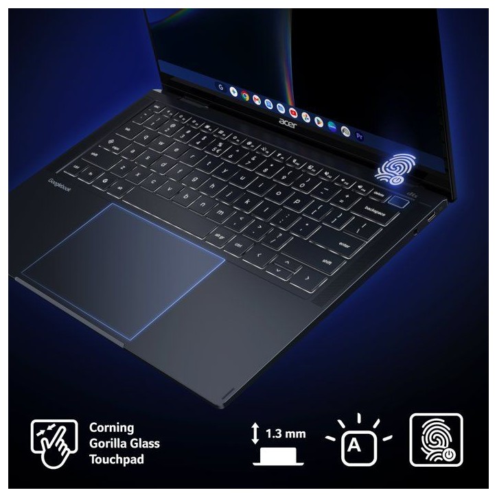 Ordinateur Portable ACER Googlebook 14 : Googlebook OS - 14 WQXGA+ OLED Tactile - Intel Core Ultra 5 325 - RAM 16Go - 256Go SSD Ordinateur Portable ACER Googlebook 14 : Googlebook OS - 14 WQXGA+ OLED Tactile - Intel Core Ultra 5 325 - RAM 16Go - 256Go SSD