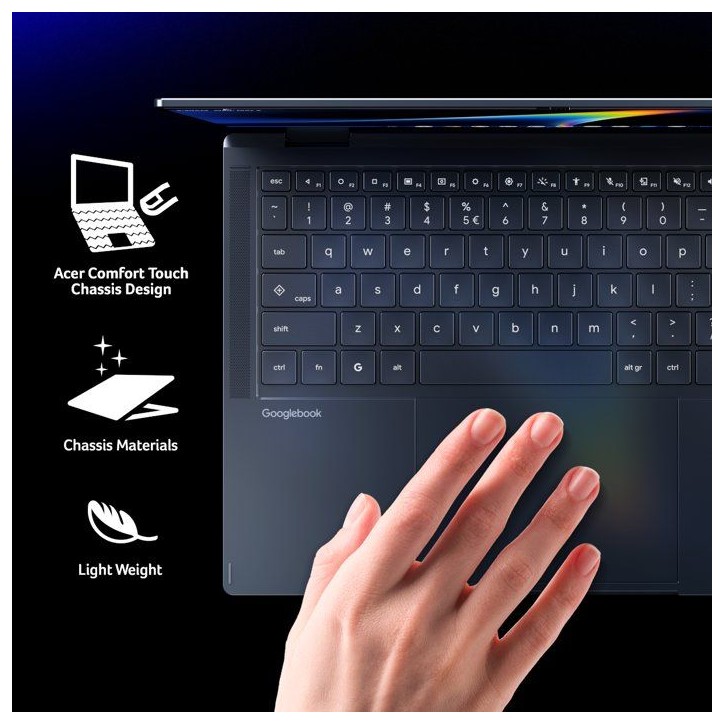Ordinateur Portable ACER Googlebook 14 : Googlebook OS - 14 WQXGA+ OLED Tactile - Intel Core Ultra 5 325 - RAM 16Go - 256Go SSD Ordinateur Portable ACER Googlebook 14 : Googlebook OS - 14 WQXGA+ OLED Tactile - Intel Core Ultra 5 325 - RAM 16Go - 256Go SSD