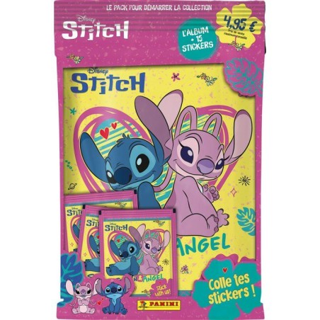Pack de démarrage stickers - PANINI - Stitch & Angel - Album 32 pages