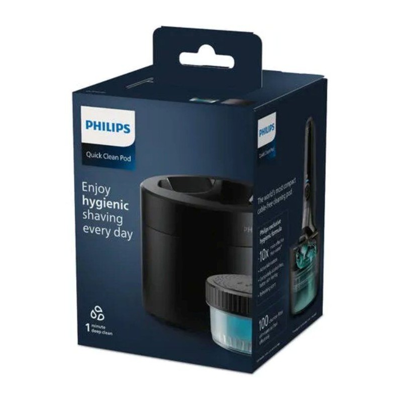 Accessoire de nettoyage rasoir - PHILIPS - QCP10/01 - Quick Clean Pod