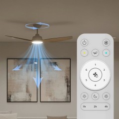 Ventilateur de plafond - Philips - Olas - Pales fixes - Diametre 132 c