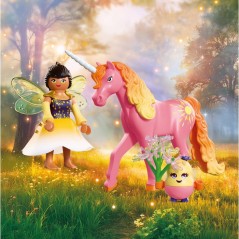 PLAYMOBIL Adventure 72218 Licorne Rosée du matin avec fée