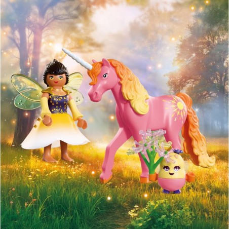 PLAYMOBIL Adventure 72218 Licorne Rosée du matin avec fée