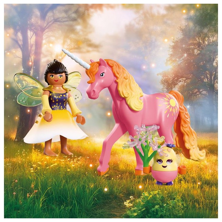 PLAYMOBIL Adventure 72218 Licorne Rosée du matin avec fée