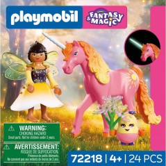 PLAYMOBIL Adventure 72218 Licorne Rosée du matin avec fée