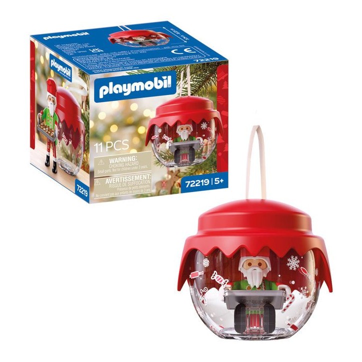 PLAYMOBIL 72219 Boule de Noël : Pâtissier